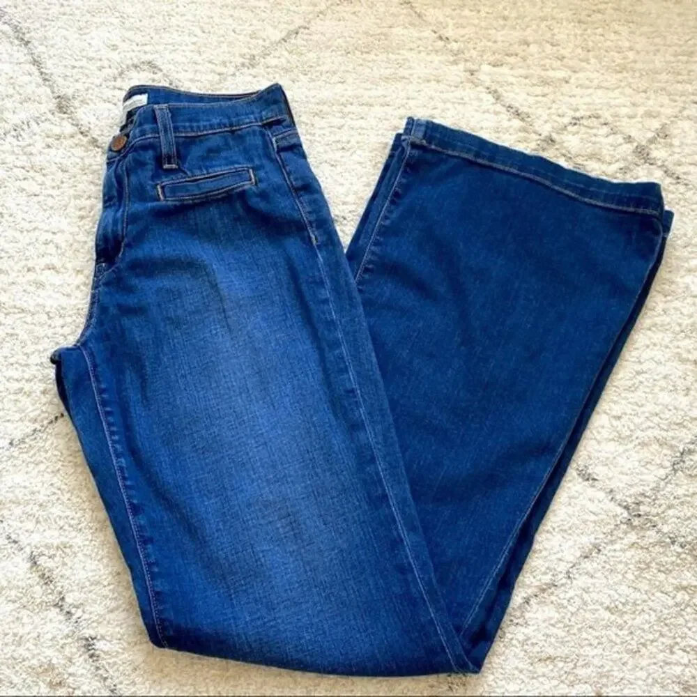 Joie Nouveau Flare Cobalt Wash Jeans Size 27